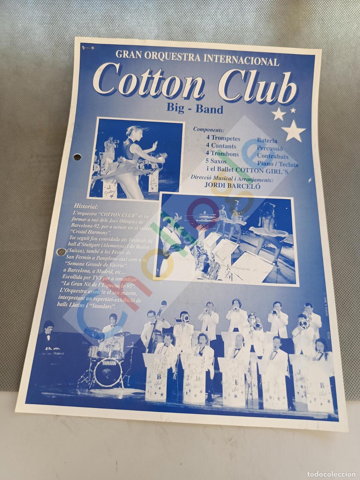 Coleccionismo: Cotton Club Big Band Cotton Girls