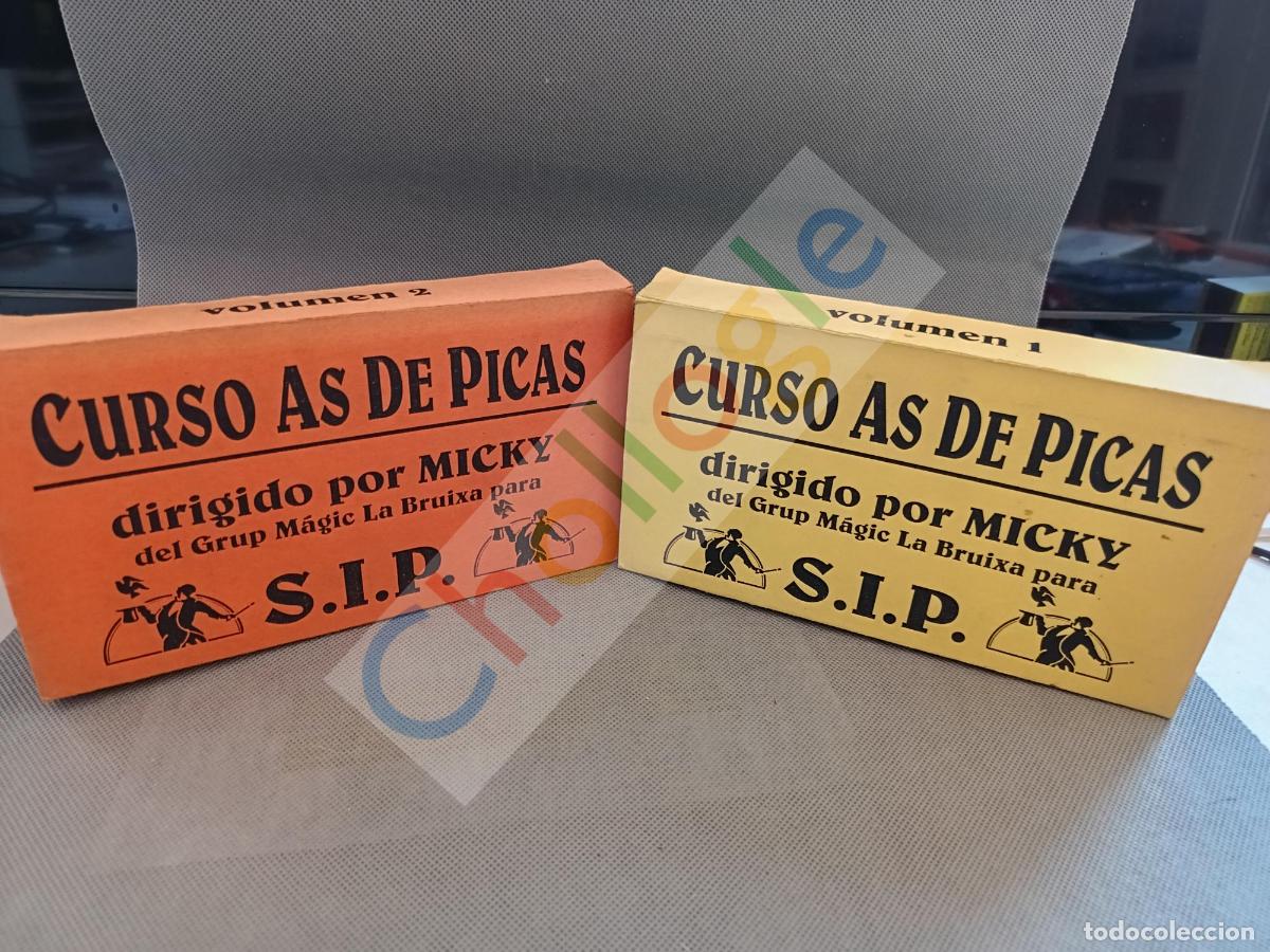 Coleccionismo: Videos Curso As de Picas dirigido por Micky Grup Magic la bruixa 2 volumenes magia ilusionismo