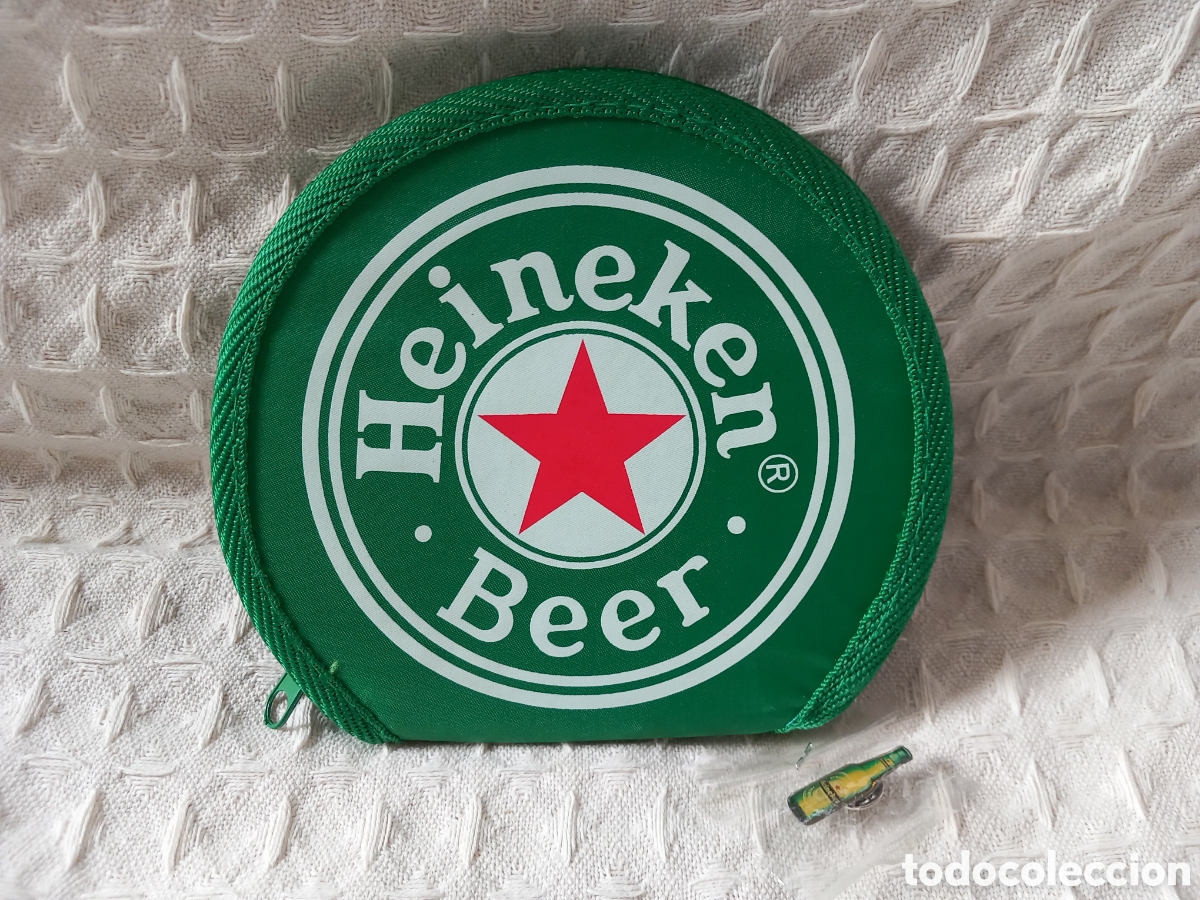 Coleccionismo: Porta CD Heineken + Pin Heineken (Coleccionista)
