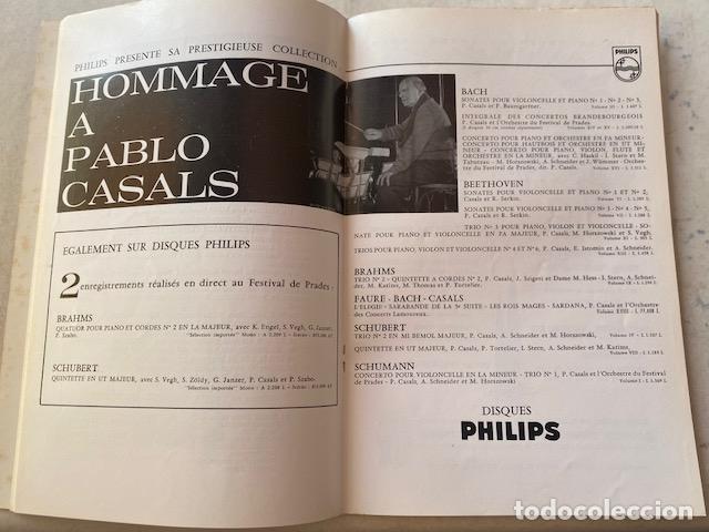 Coleccionismo: Festival de Prades. MCMLXIV. 1964. Pau Casals. Programa - Foto 4