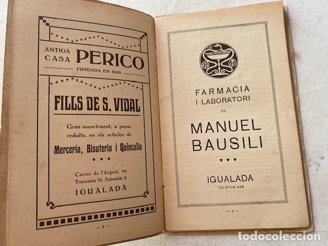 Coleccionismo: Igualada. Programa Oficial Festa Major 1920. - Foto 3