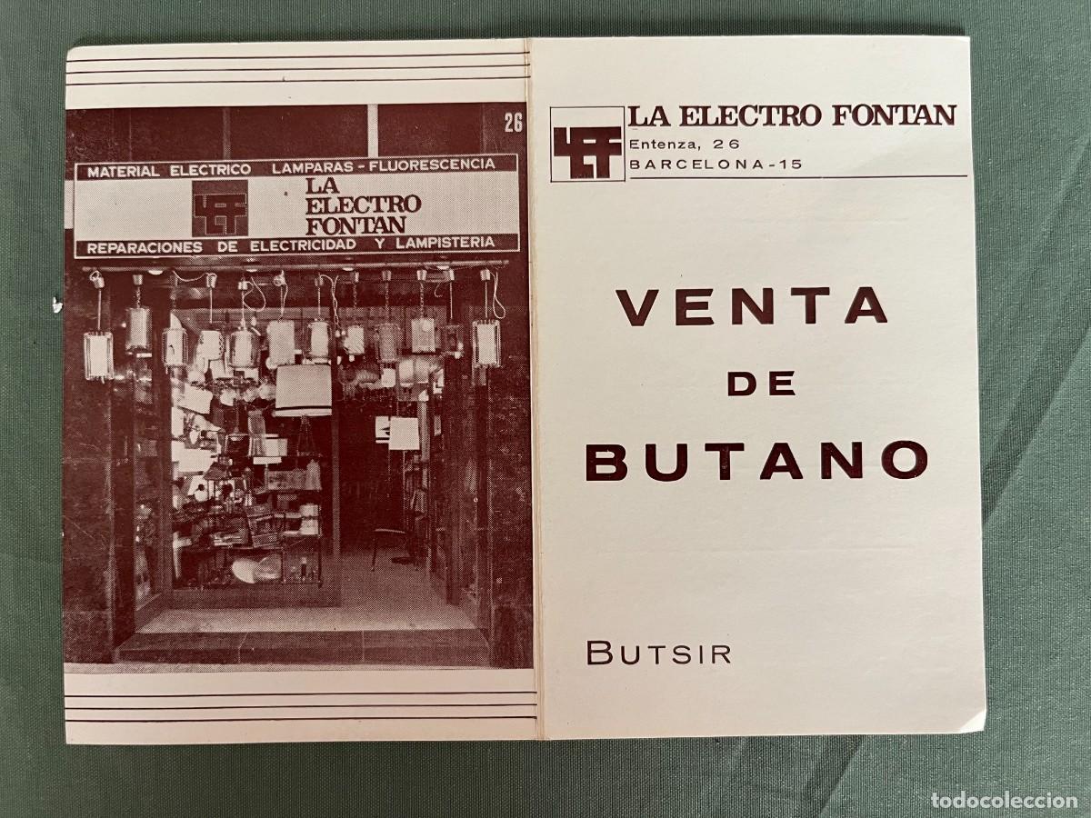 Coleccionismo: LA ELECTRO FONTAN - VENTA DE BUTANO BUTSIR