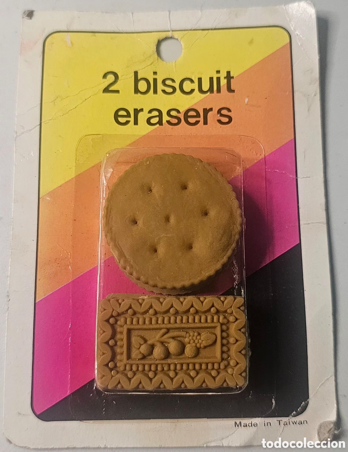 Collectionnisme: Gomas de borrar galletas biscuit