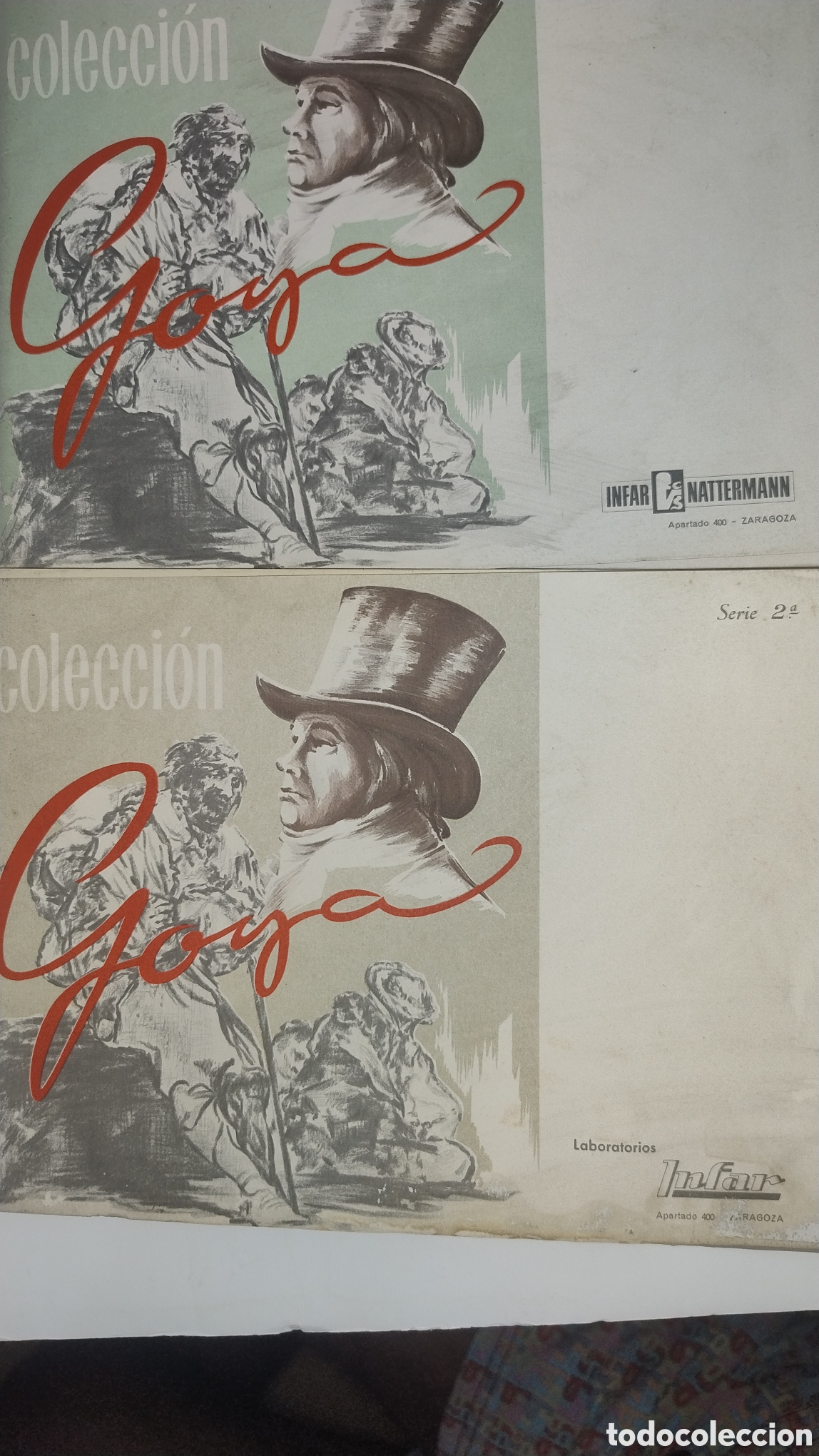 Sammelleidenschaft Papier: Colecci&oacute;n goya serie 2&deg; y 3&deg; Lab. infar