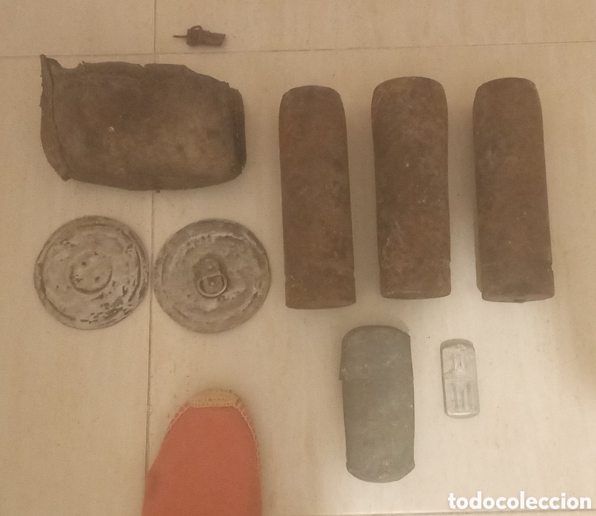 Coleccionismo: Guerra Civil. Lote. Proyectiles de 65 mm (INERTES). Varios.