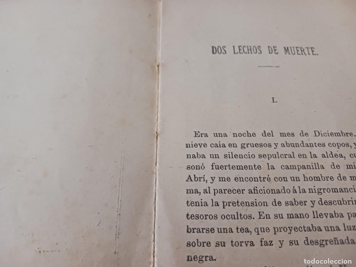 Coleccionismo: dos lechos de muerte, publicacion religiosa - Foto 2