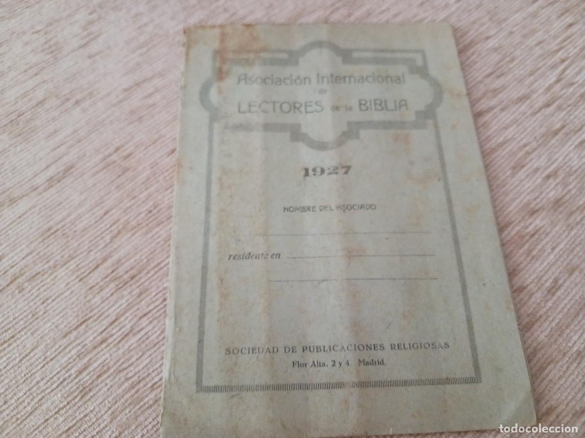 Coleccionismo: asociacion internacional de lectores de la biblia, 1927