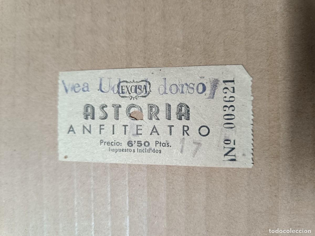 Coleccionismo: ANTIGUA ENTRADA, ANFITEATRO ASTORIA, TEATRO, BARCELONA -P22