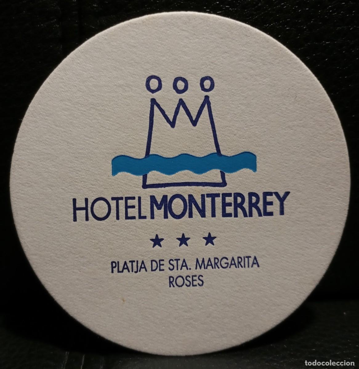 Coleccionismo: HOTEL MONTERREY - POSAVASOS - ROSES GIRONA- CERVEZA - REFRESCOS - SIDRA - BITTER