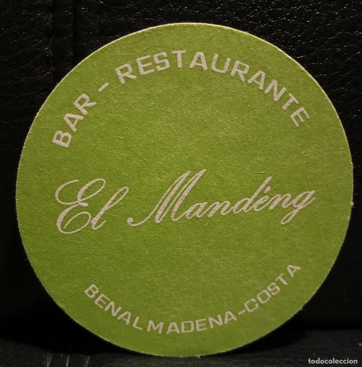 Coleccionismo: RESTAURANTE EL MANDENG - POSAVASOS - BENALMADENA COSTA MALAGA - CERVEZA - REFRESCOS - SIDRA - BITTER