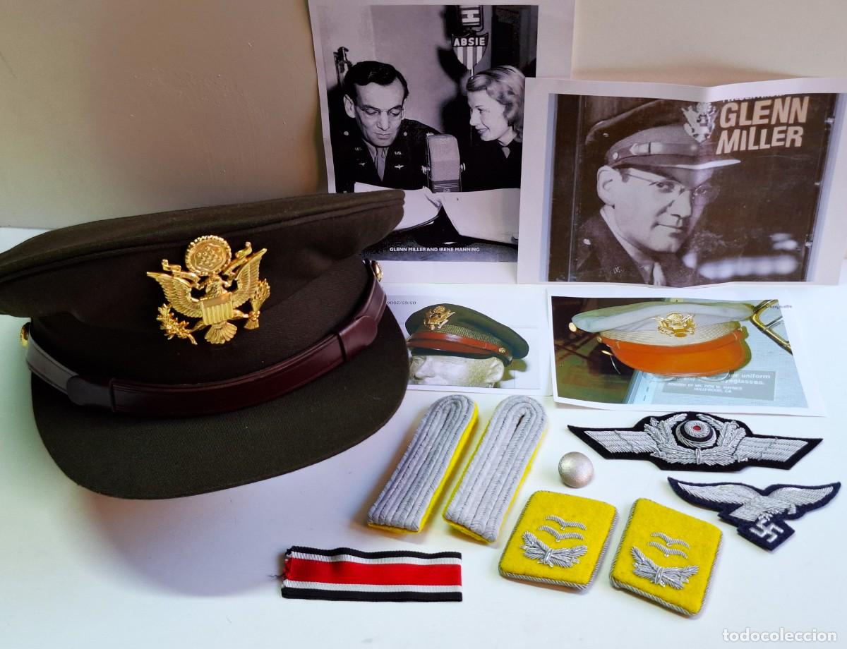 Colecionismo: COLECCION O LOTE DE INSIGNIAS Y GORRA DE OFICIAL WWII