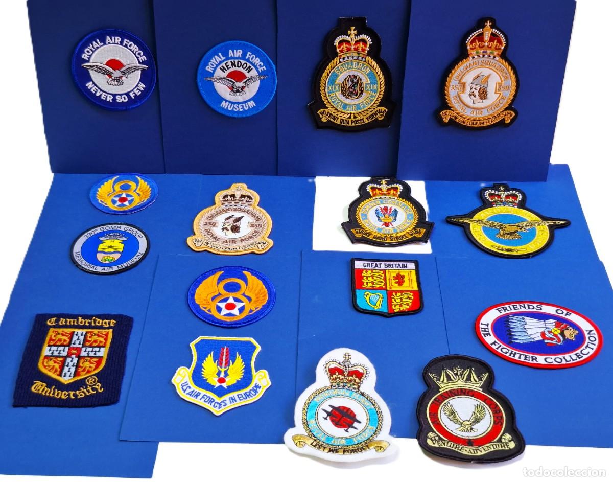 Colecionismo: REINO UNIDO - COLECCION O LOTE DE INSIGNIAS-PARCHES VARIOS ROYAL AIR FORCE AVIACION