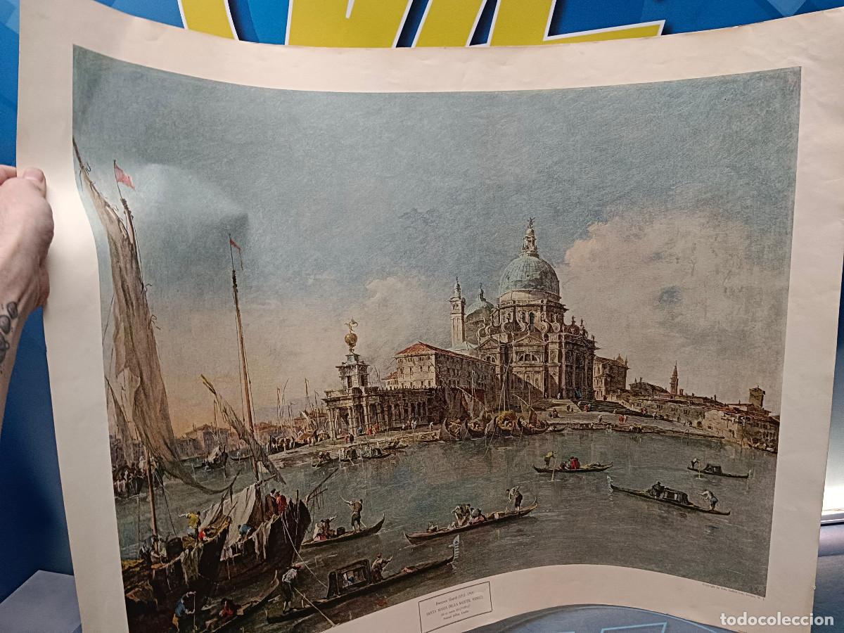 Coleccionismo: lamina, santa maria della salute, venice, 80x62 cm