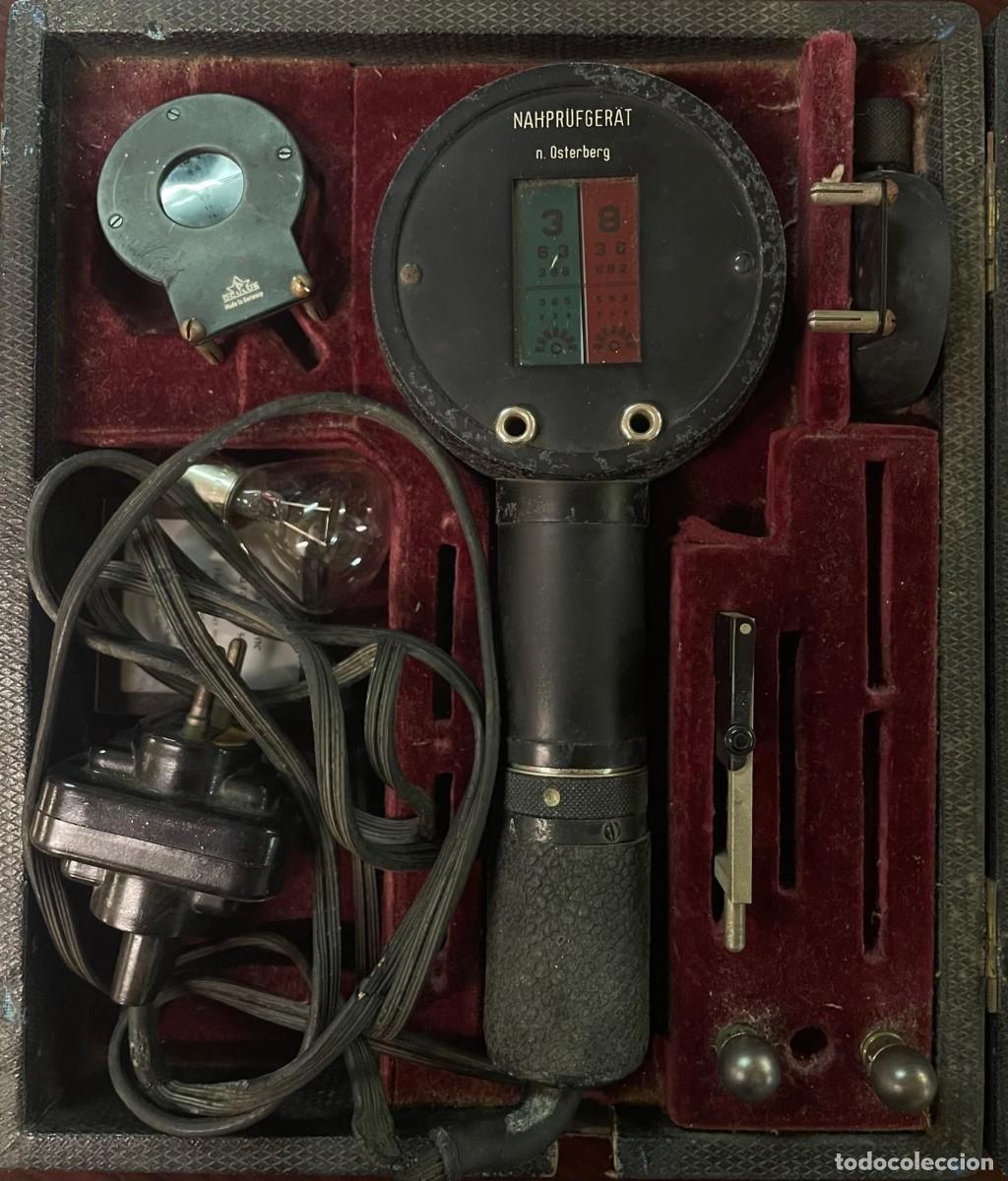 Collectionnisme: Antiguo estuche de optometr&iacute;a alem&aacute;n, a&ntilde;os 30-50