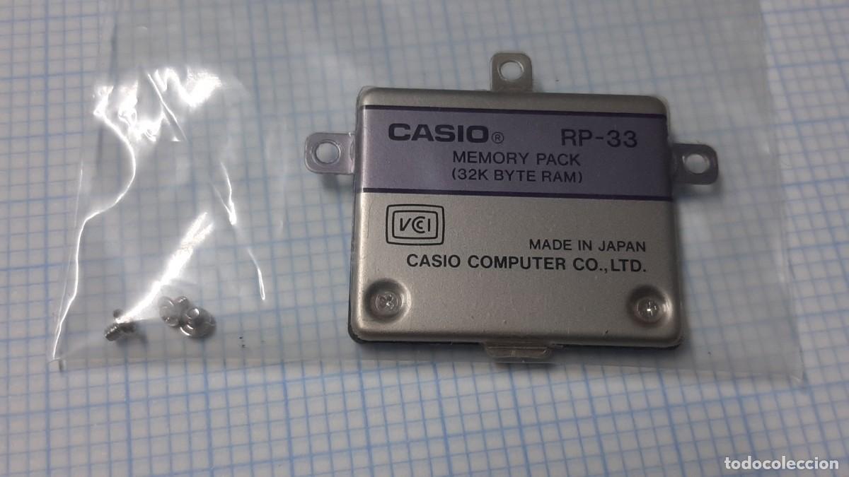 Coleccionismo: M&oacute;dulo memoria 32K CASIO RP-33 para Calculadoras FX-850P/FX_880P