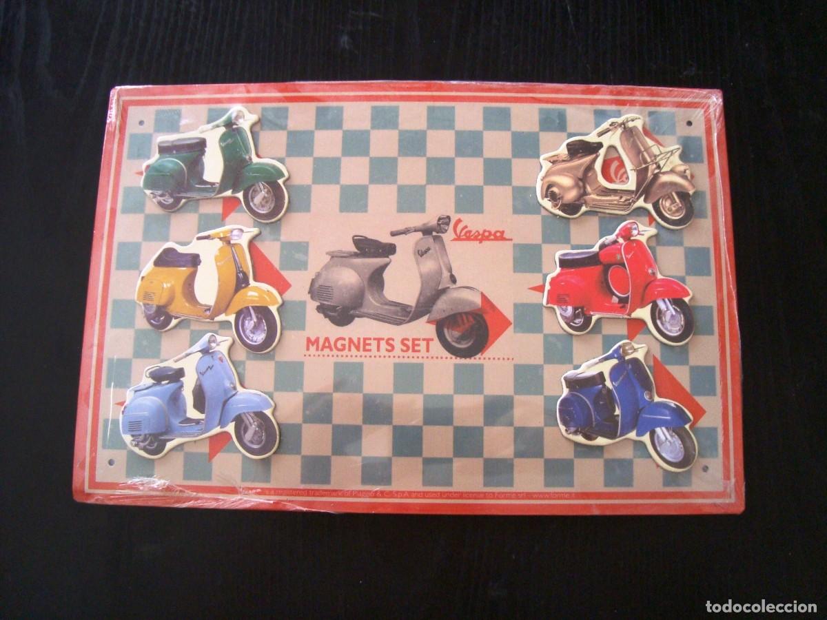 Coleccionismo: SET DE IMANES DE VESPA