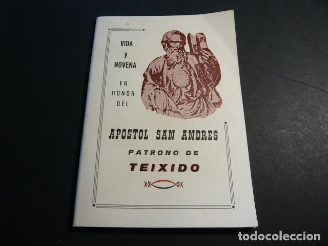 Coleccionismo: VIDA Y NOVENA DE SAN ANDRES PATRONO DE TEIXIDO