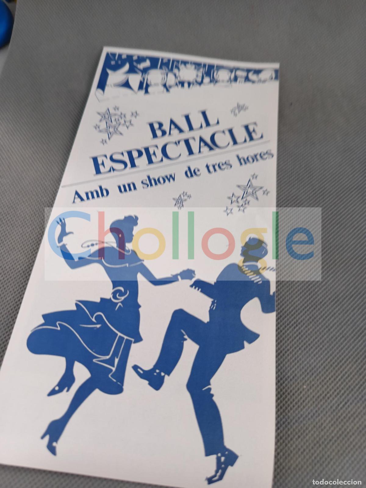 Coleccionismo: Ball Espectacle Rafel Kirman agencia espectaculos Aigua de la India