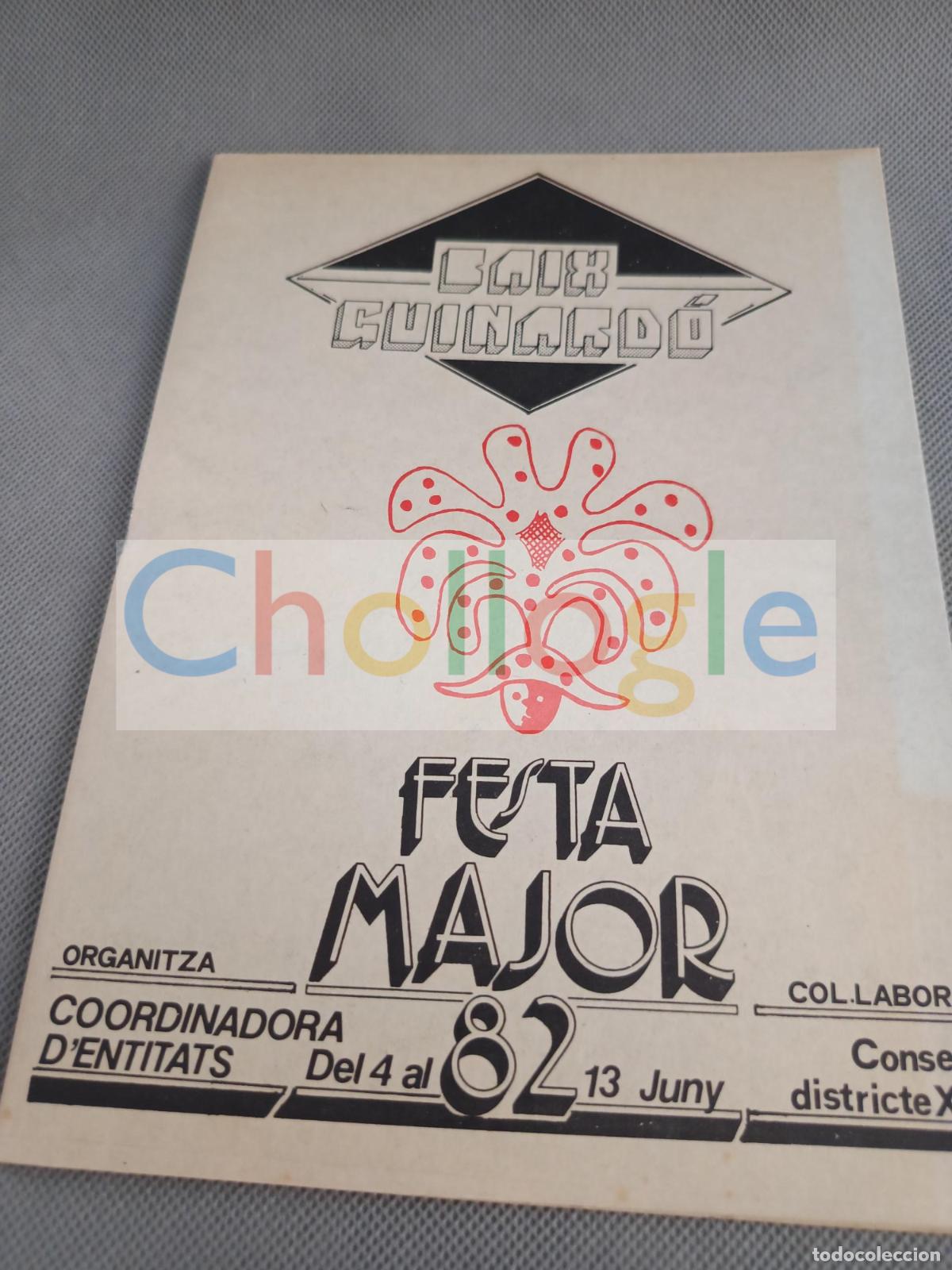 Coleccionismo: Programa Festa Major Baix Guinard&oacute; 1982 abracadabra oreig de mar duble buble tela marinera obsesion