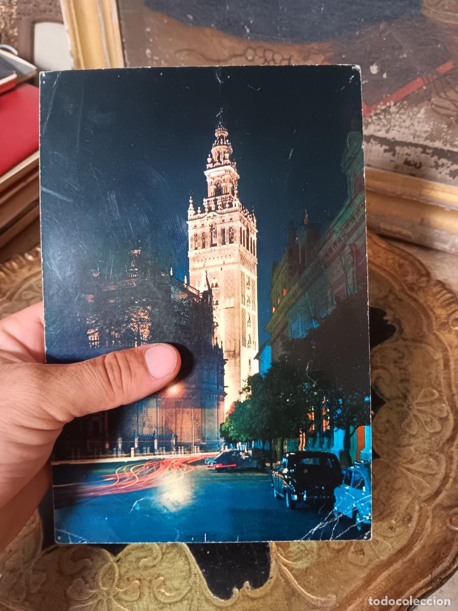 Coleccionismo: Postal giralda de noche