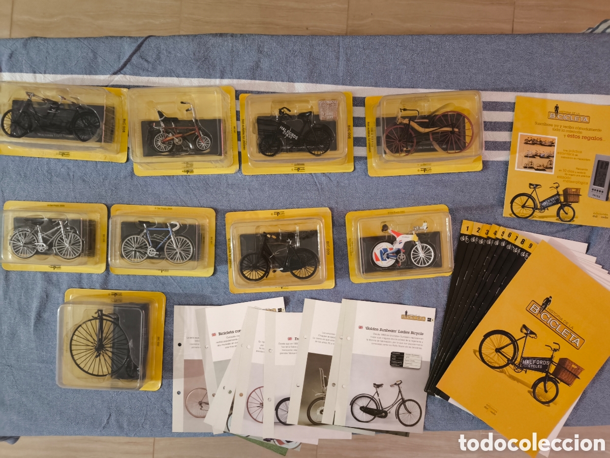 Coleccionismo: Colecci&oacute;n 9 Bicicletas Miniatura El Prado