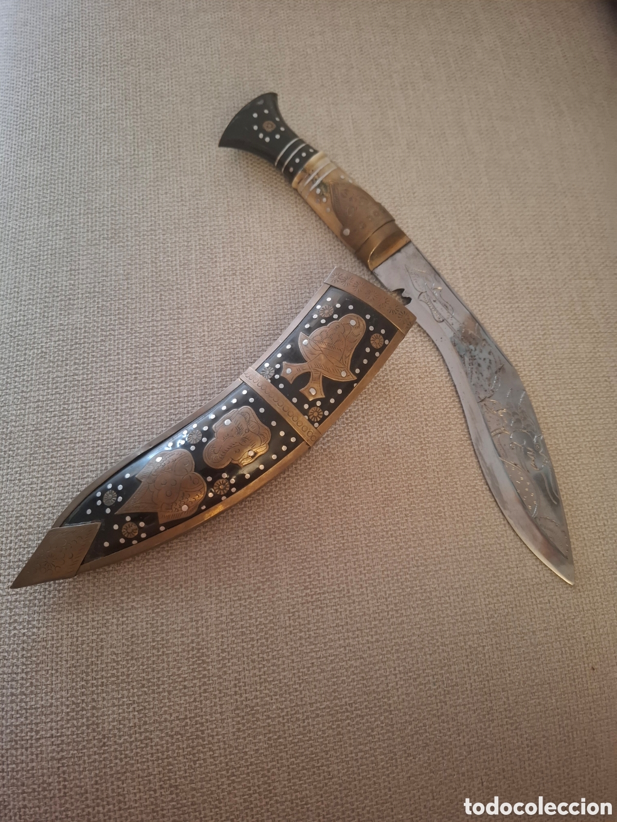 Coleccionismo: CUCHILLO DAGA NEPAL ONDIA GURKHA.TEMIBLES SOLDADOS CUERPOS ESPECIALES MILITARES