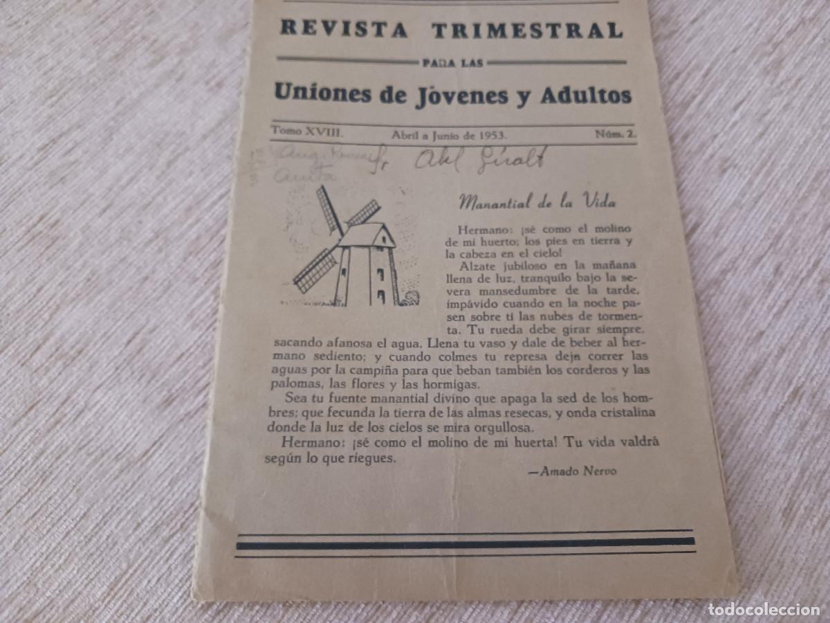 Coleccionismo: revista evangelica trimestral, 1953