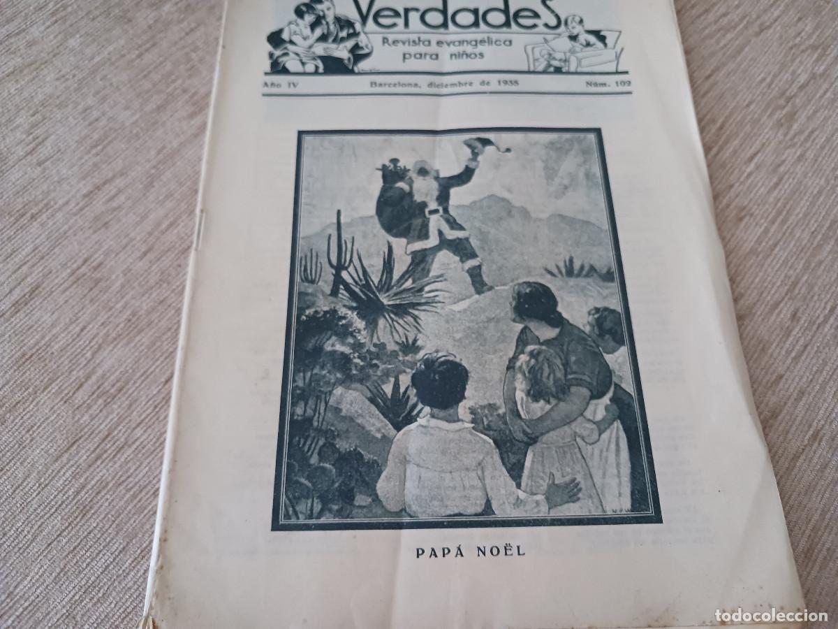 Coleccionismo: verdades, revista evangelica para ni&ntilde;os, 1935
