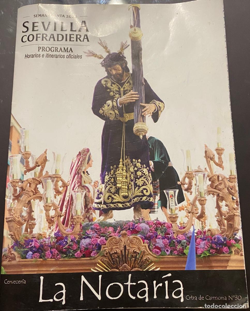 Coleccionismo: Programa / gu&iacute;a de Semana Santa de Sevilla a&ntilde;o 2026. Sevilla Cofradiera. 32 p&aacute;ginas. Buen estado.