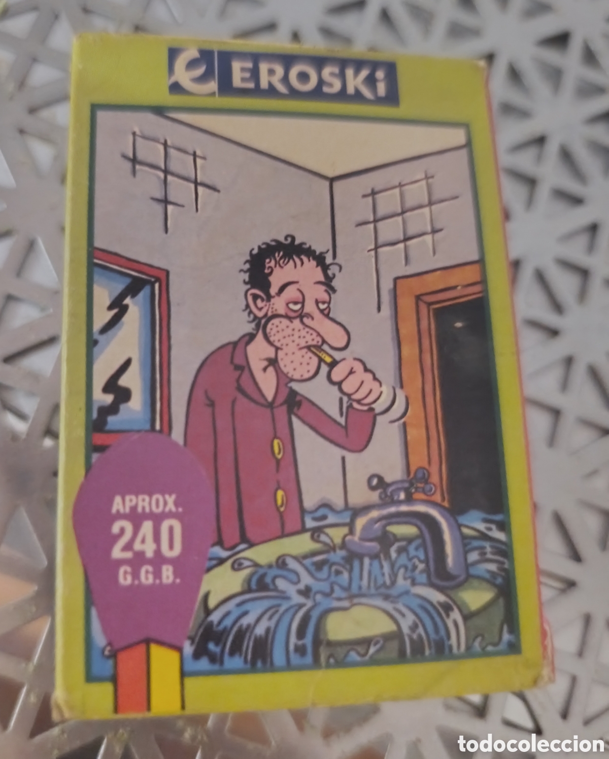 Coleccionismo: Caja de cerillas antigua Eroski - Edici&oacute;n &rdquo;Ecoconsejo&rdquo; (Principios A&ntilde;os 90)