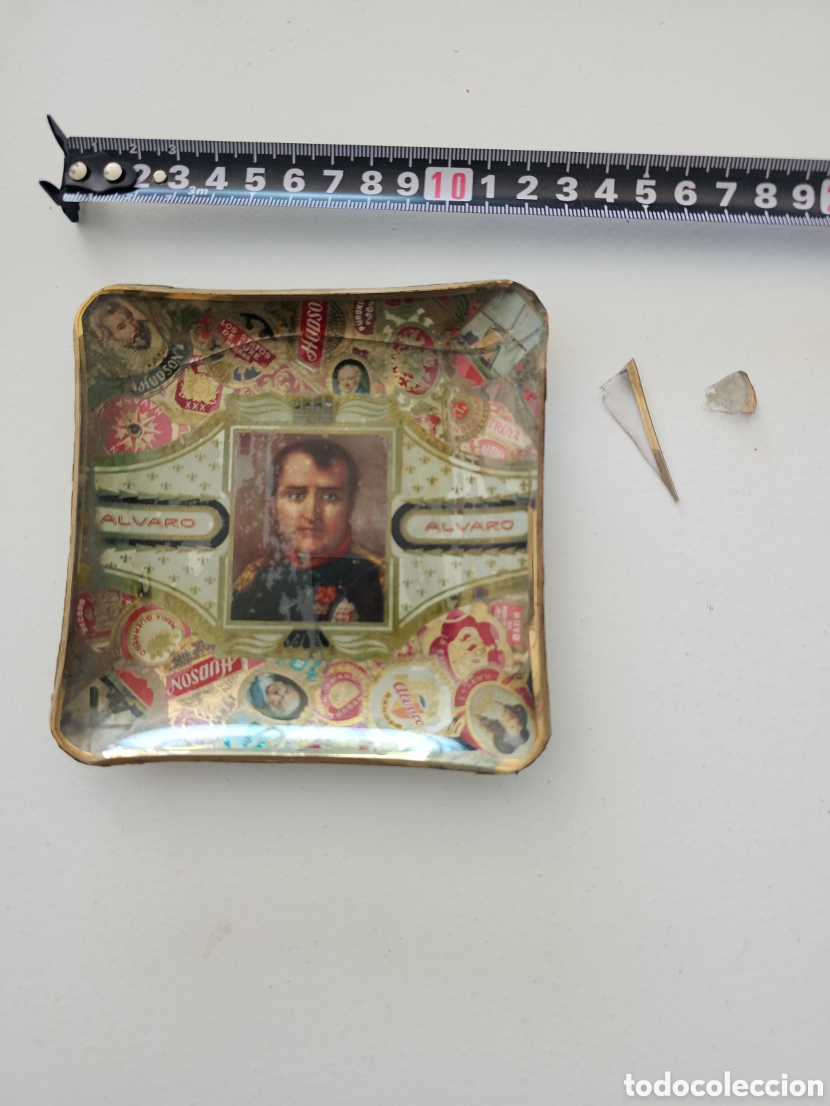 Coleccionismo: Magn&iacute;fico cenicero de vitolas de puros 1930s 1960s