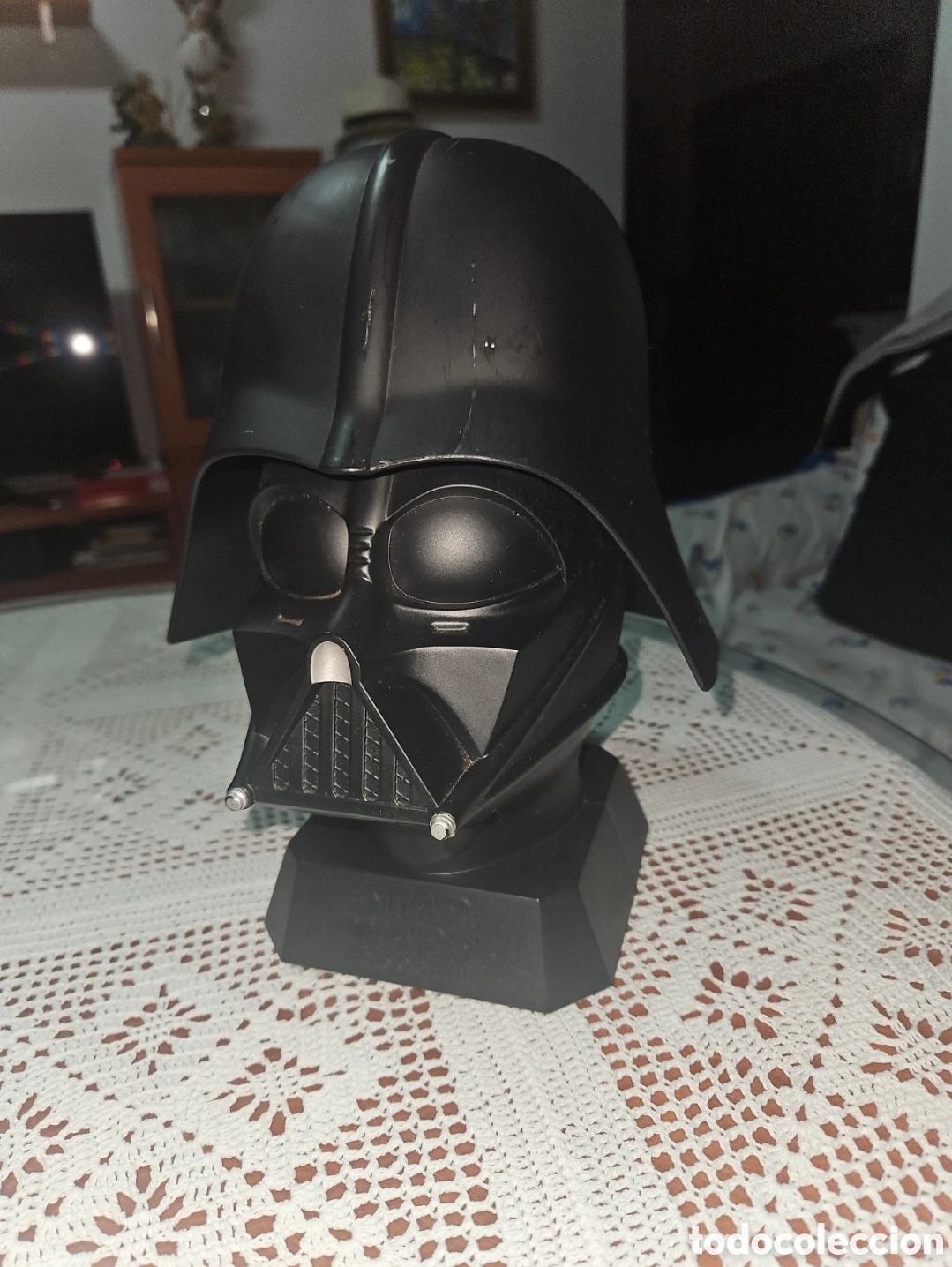 Coleccionismo: Estatua cabeza de Darth Vader con interior hueco - Foto 1