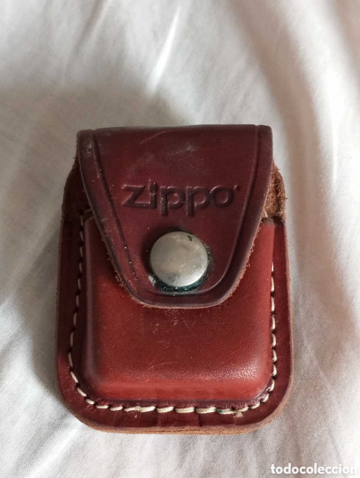 Coleccionismo: Funda original mechero zippo con enganche
