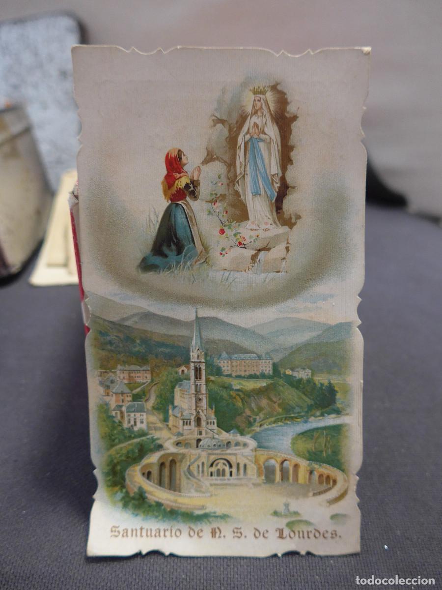 Coleccionismo: RECUERDO DE LA PEREGRINACION ESPIRITUAL A LOURDES SAN FERNANDO 1908