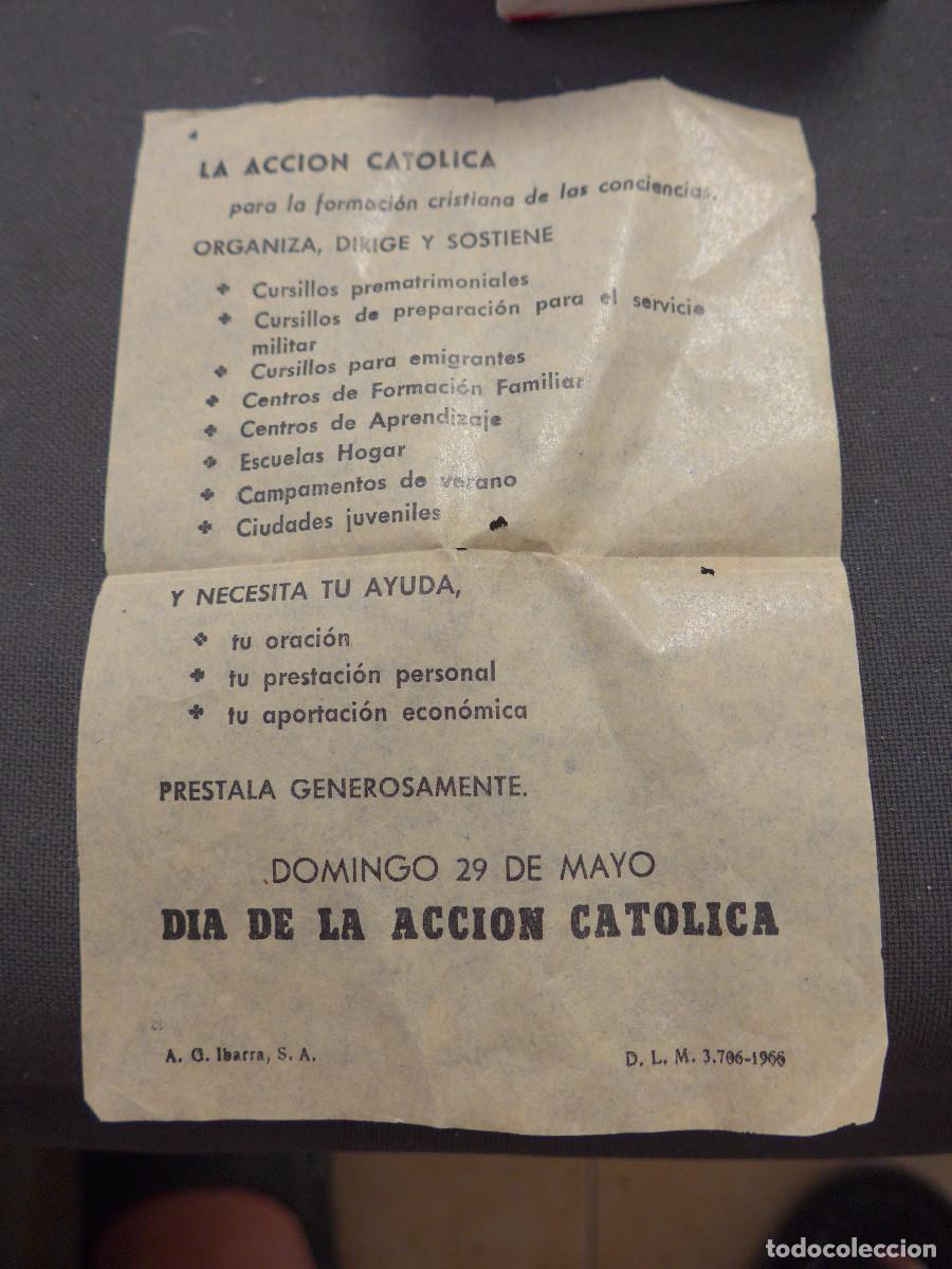 Coleccionismo: FOLLETO PUBLICITARIO DIA DE LA ACCION CATOLICA 1966