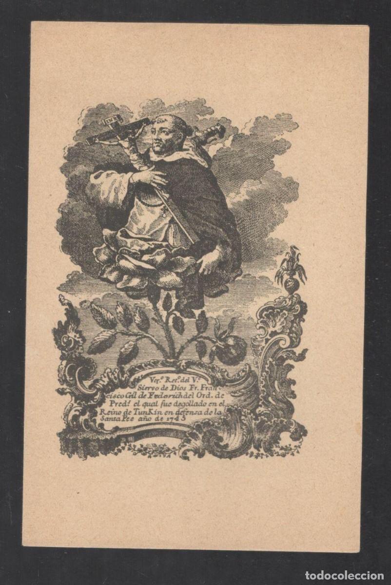 Coleccionismo: Oraciones al Beato Francisco Gil de Federich (M&aacute;rtir de Tonk&iacute;n, Vietnam) - Tortosa