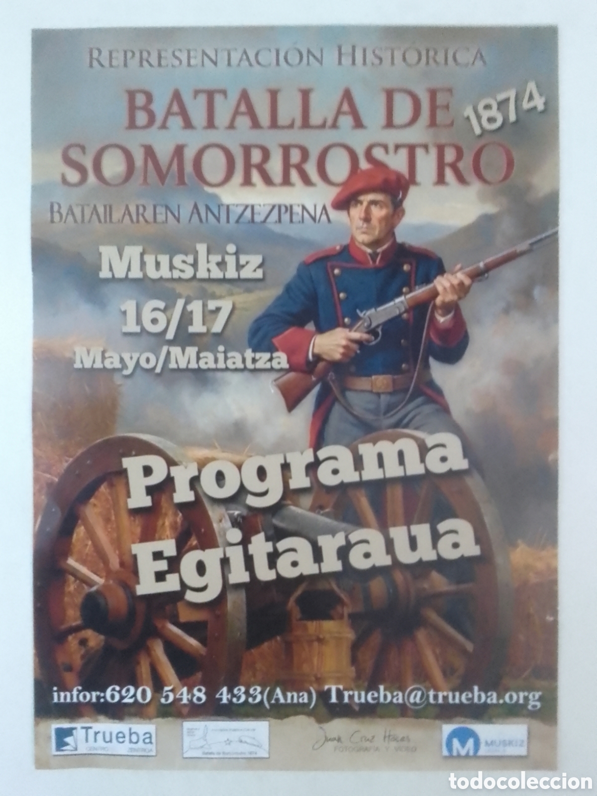 Coleccionismo: Programa Representaci&oacute;n Hist&oacute;rica Batalla de Somorrostro.
