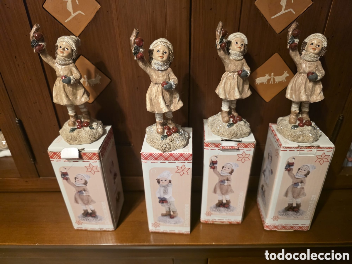 Coleccionismo: Antiguas Figuras Ni&ntilde;as Invierno
