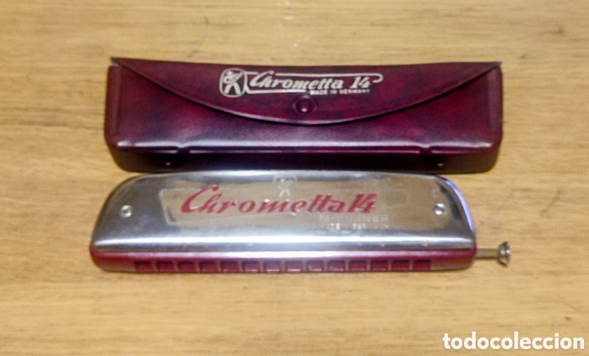 Coleccionismo: ARMONICA M * HOHNER CHROMETTA 14. VINTAGE