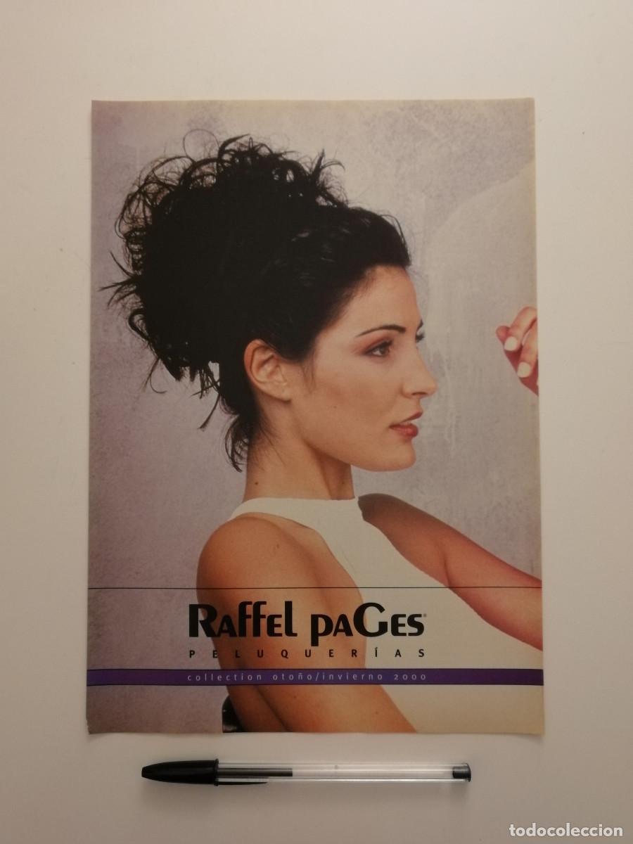 Coleccionismo: ANUNCIO ACARTONADO - RAFFAEL PAGES A&Ntilde;O 2000 - PELUQUERIAS - PUBLICIDAD LAMINA