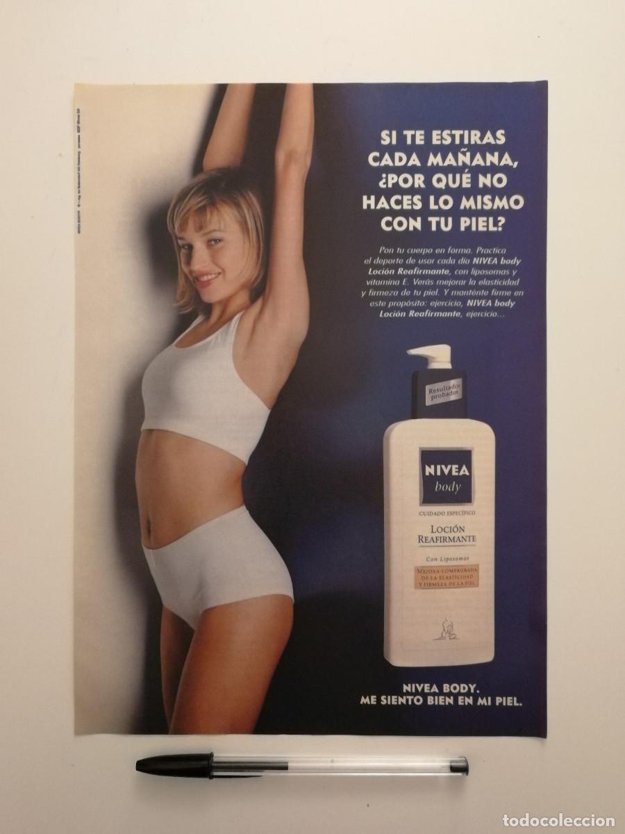 Coleccionismo: ANUNCIO ACARTONADO - NIVEA BODY - LOCION CREMA A&Ntilde;O 2000 - PUBLICIDAD LAMINA