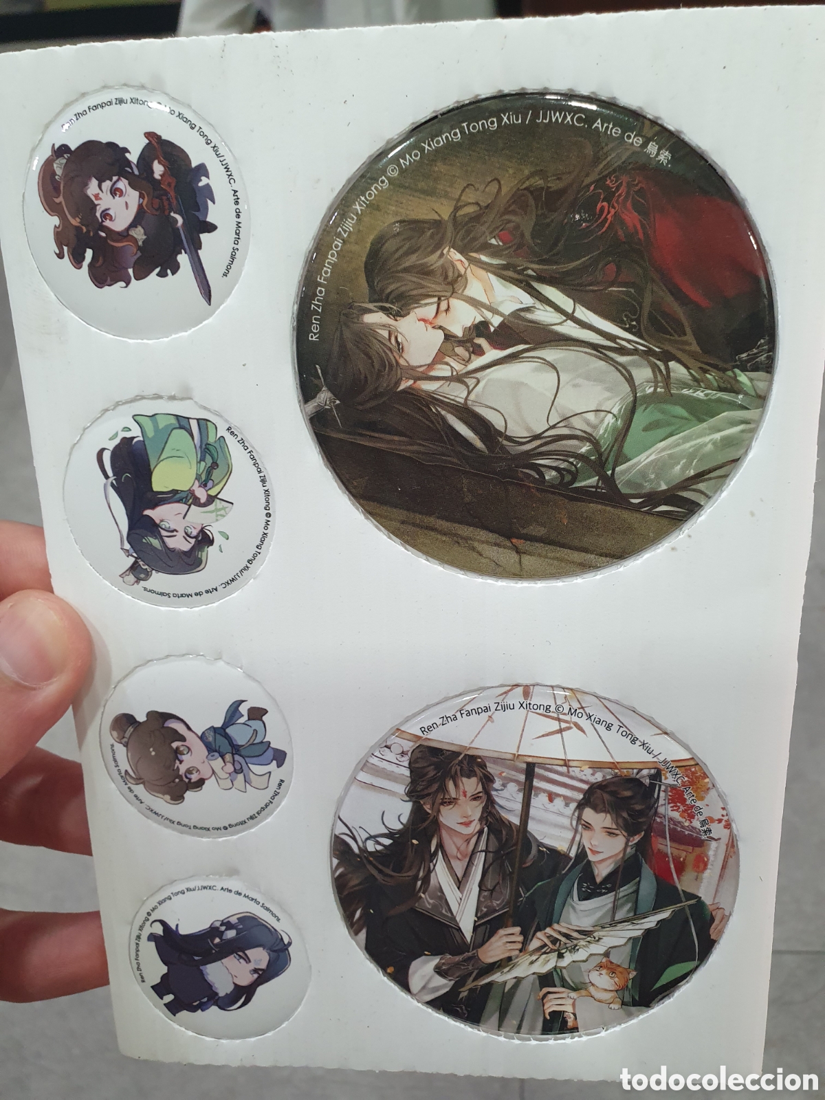 Collectionnisme: Lote de chapas Anime Japon&eacute;s. (L127)