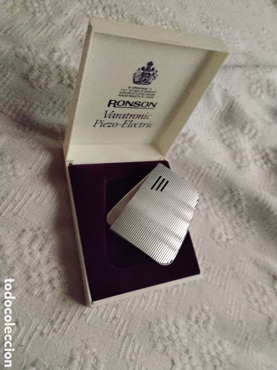 Coleccionismo: MECHERO RONSON VARATRONIC PIEZO-ELECTRIC