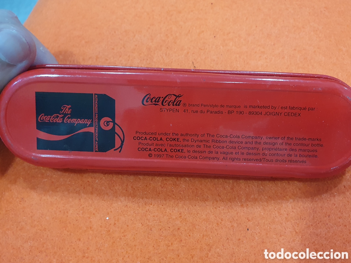 Coleccionismo: Estuche de lata Coca Cola Easy to Write. (L128) - Foto 2