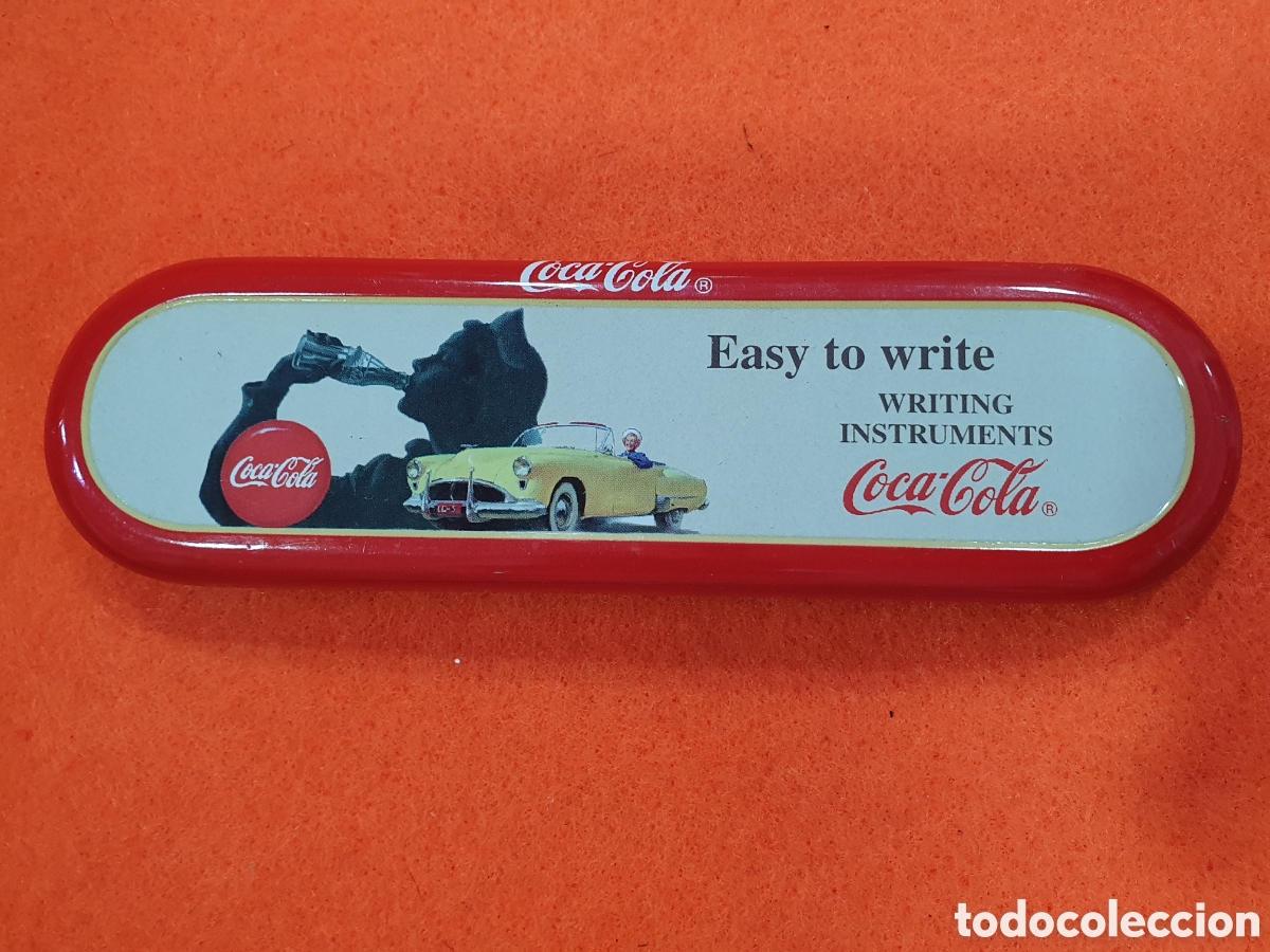 Collectionnisme: Estuche de lata Coca Cola Easy to Write. (L128)