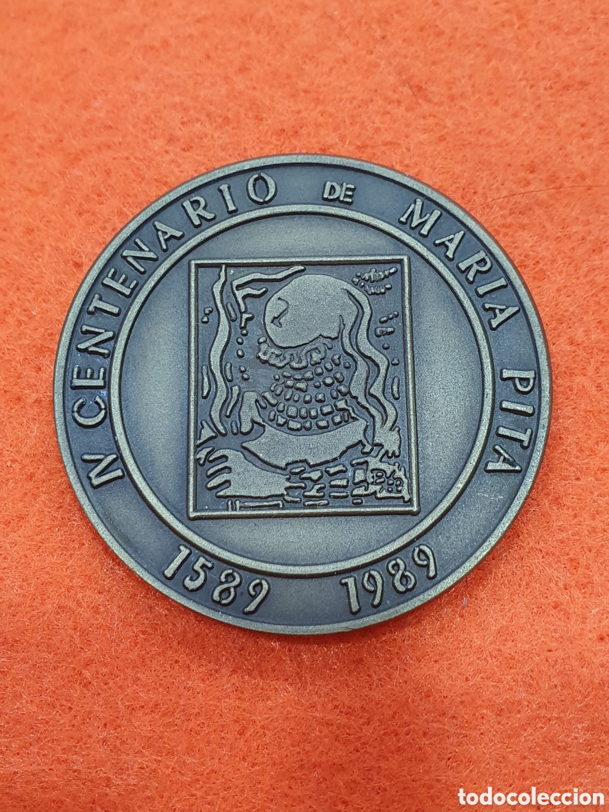 Collectionnisme: Medalla Centenario de Maria Pita. La Coru&ntilde;a. (L128)