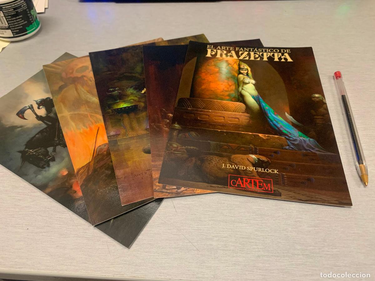 Coleccionismo: EL ARTE FANT&Aacute;STICO DE FRAZETTA / TARJETAS PROMOCIONALES - CARTEM ART BOOK