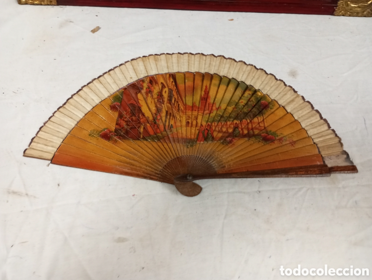 Coleccionismo: Antiguo abanico de Sevilla