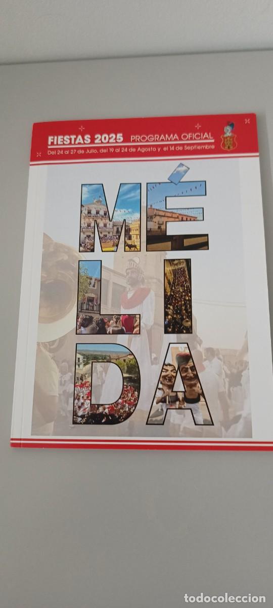 Coleccionismo: PROGRAMA DE FIESTAS - M&Egrave;LIDA 2025 - - NAVARRA - CASTELLANO