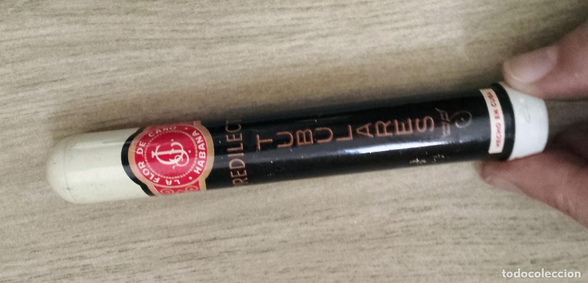 Coleccionismo: TUBO DE PURO, MARCA LA FLOR DE CANO